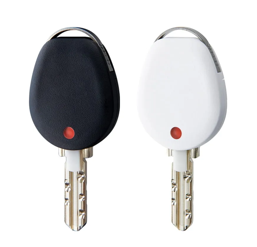 カギの閉め忘れ防止グッズ「ChecKEY2 (チェッキー2) 」のブラック＆ホワイトカラー