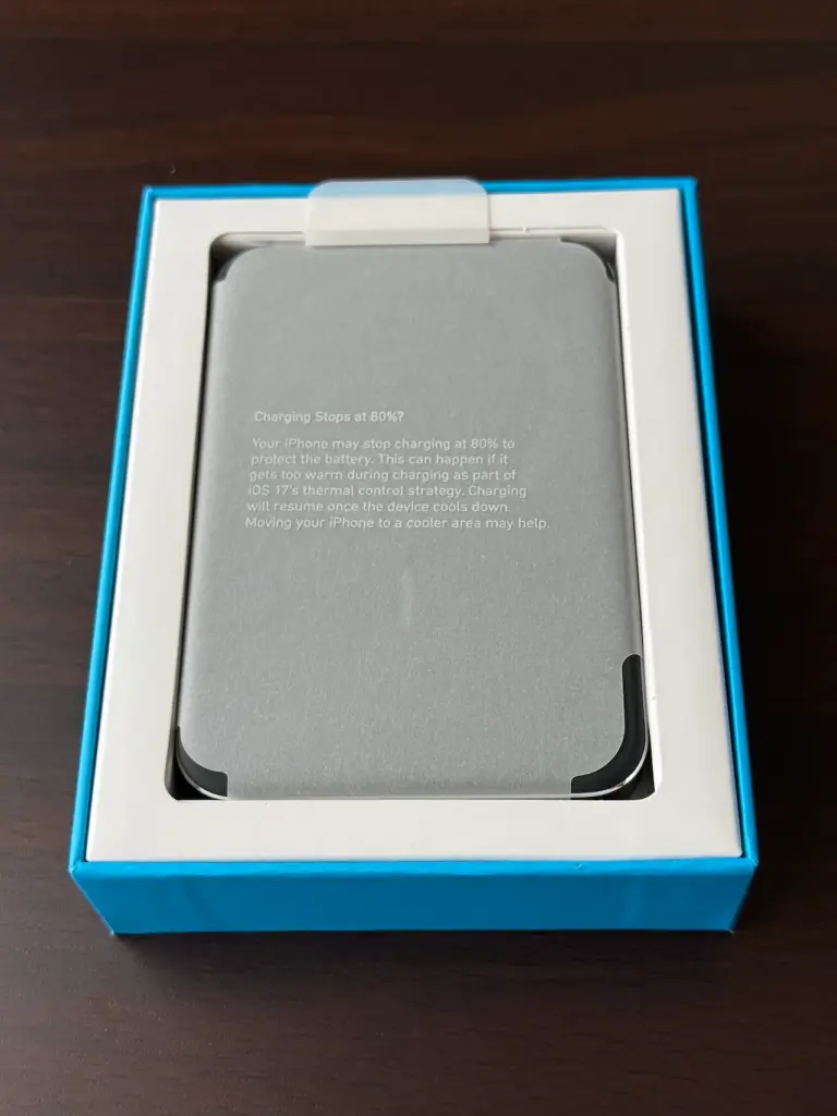モバイルバッテリー「Anker MagGo Power Bank (10000mAh, Slim)」の製品開封イメージ